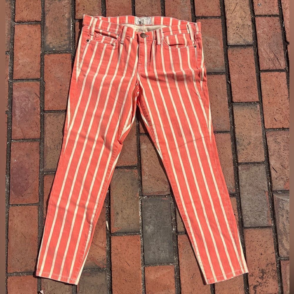Current/Elliott Striped Jeans NWT